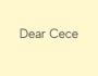 Dear Cece - Business Listing Crewe